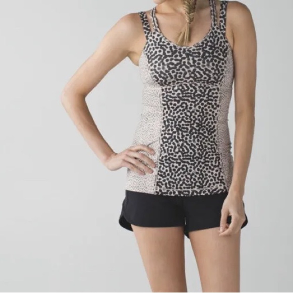 Lululemon Happy Strappy Tank, Animal Print